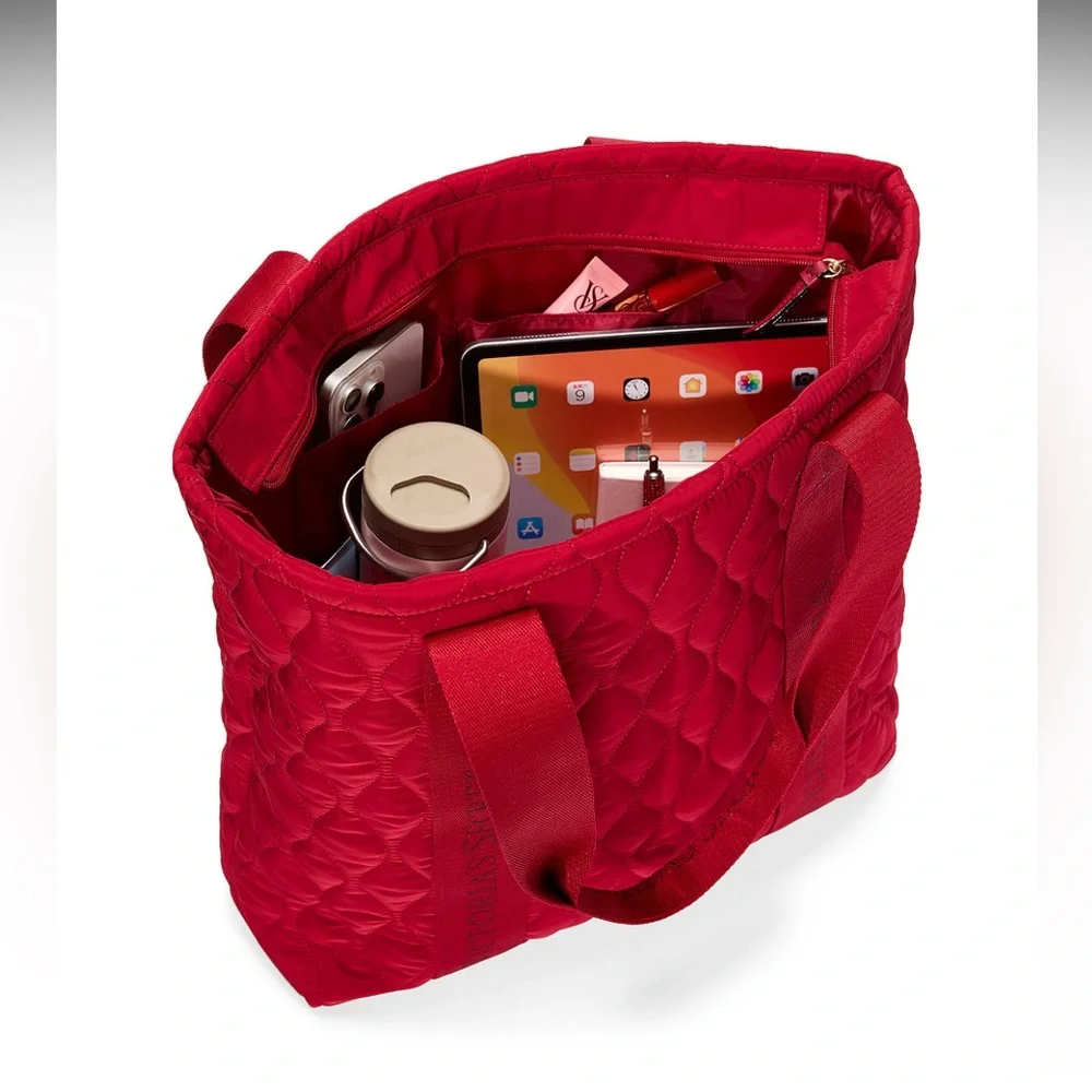Victoria’s Secret Quilted Tote Bag